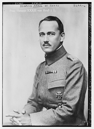 Prince Heinrich XXXIII Reuss of Köstritz