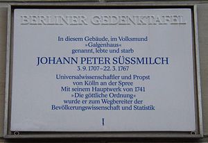 Johann Peter Süssmilch